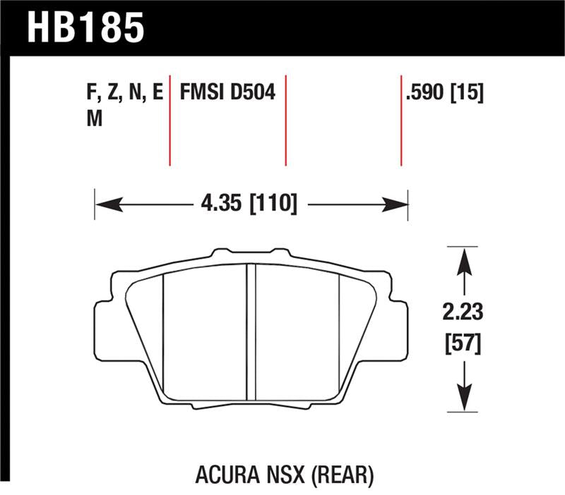 Hawk Performance Hawk HPS Street Brake Pads