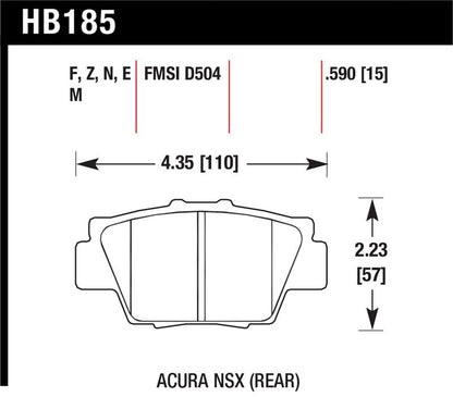 Hawk Performance Hawk HPS Street Brake Pads