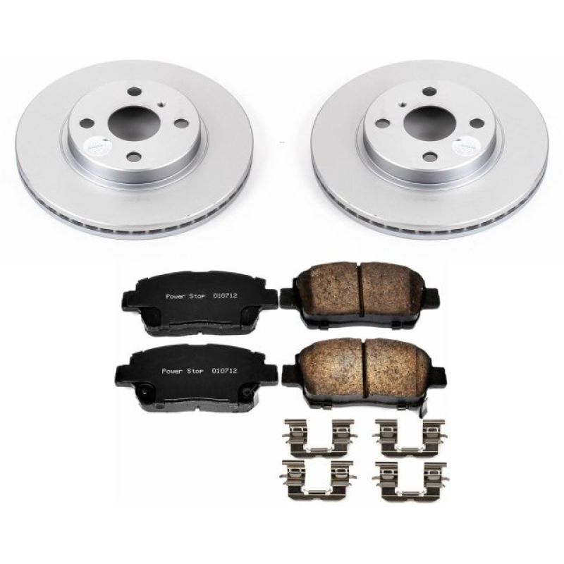 PowerStop Power Stop 04-06 Scion xA Front Z17 Evolution Geomet Coated Brake Kit