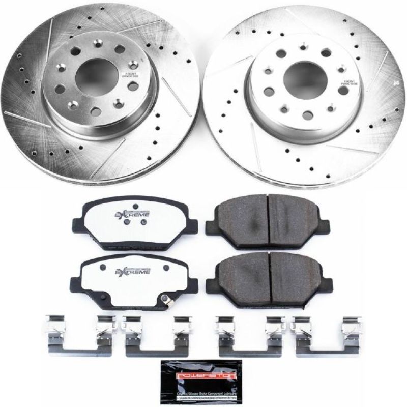 PowerStop Power Stop 16-19 Chevrolet Camaro Front Z26 Street Warrior Brake Kit