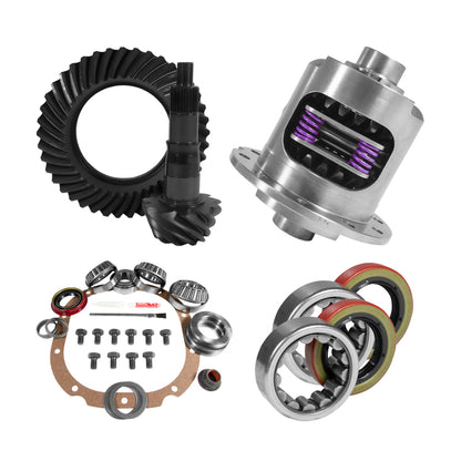 Yukon Gear & Axle Yukon 8.8in Ford 3.27 Rear Ring & Pinion Install Kit 31 Spline Positraction 2.53in Axle Bearings