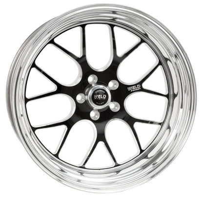 Weld S77 20x9.5 / 5x4.5 BP / 6.8in. BS Black Wheel (High Pad) - Non-Beadlock