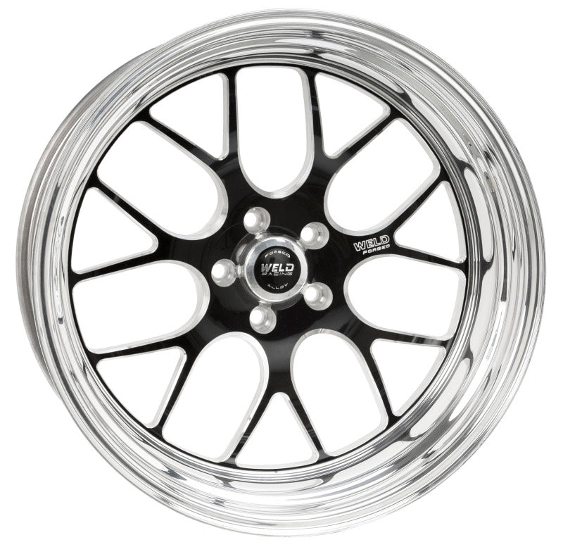 Weld S77 20x11 / 5x115mm BP / 5.8in. BS Black Wheel (High Pad) - Non-Beadlock