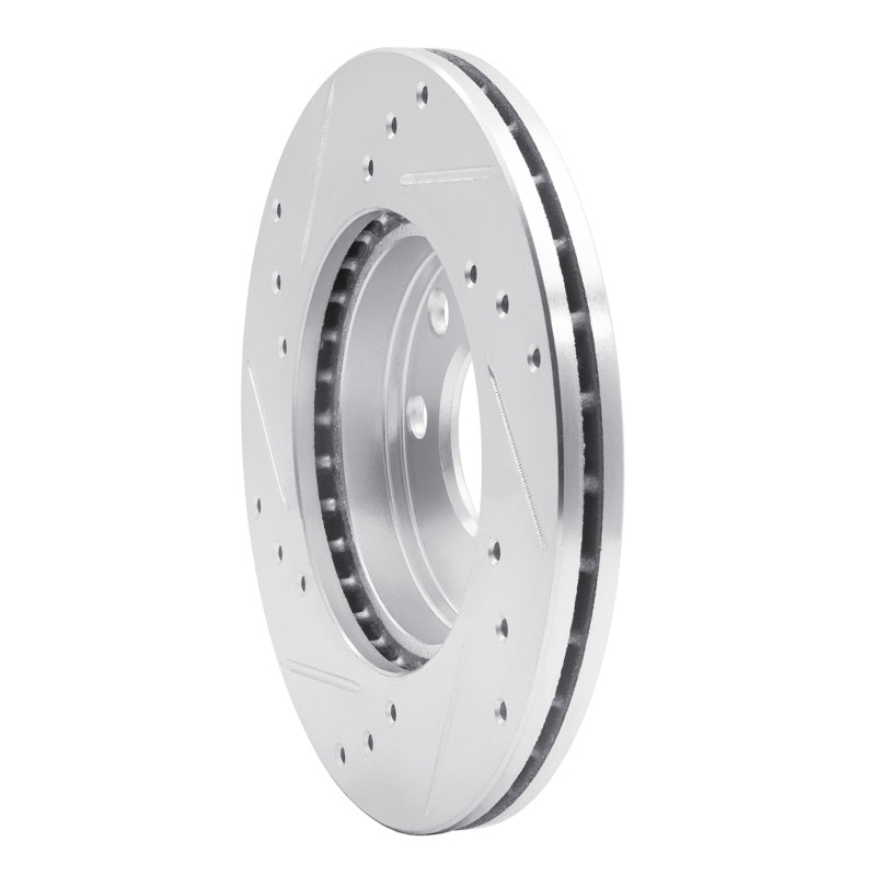 R1 Concepts R1 88-20 Chevrolet CHEVY (Mexico) Front Right Drilled & Slotted Silver Brake Rotor