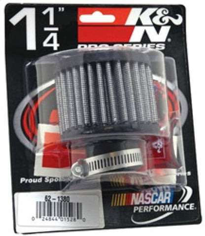 K&N Engineering K&N 1.25in Flange ID x 3in OD x 2.5 inch H Rubber Base Crankcase Vent Filter