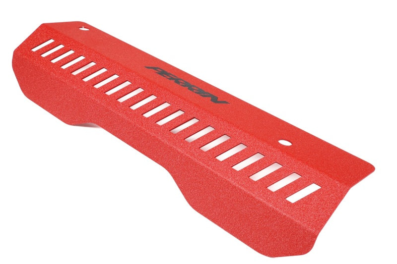 Perrin Performance PERRIN 22-26 Subaru WRX Pulley Cover - Red (SHORT - For Use w/PERRIN AOS)