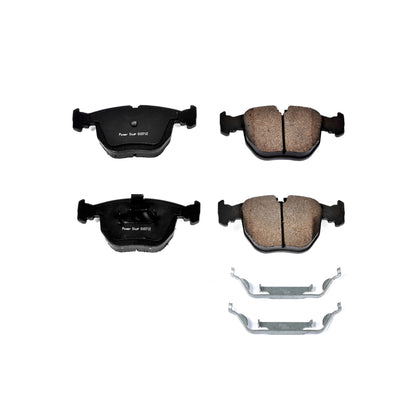 PowerStop Power Stop 01-03 BMW 530i Front Z17 Evolution Ceramic Brake Pads w/Hardware