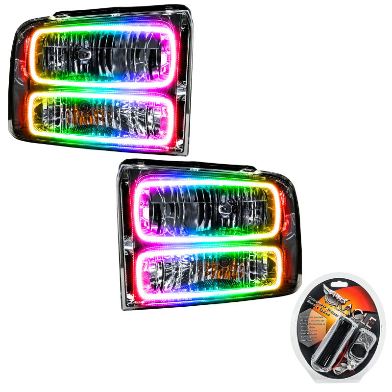 ORACLE Lighting Oracle 05 Ford Excursion SMD HL - Chrome - ColorSHIFT