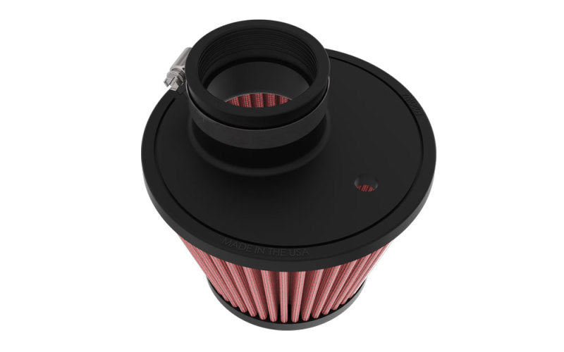 K&N Engineering K&N Universal Clamp-on Air Filter 2in Flange ID 5-3/16in Base 3-1/2in Top 3-11/16in Height w/ Vent