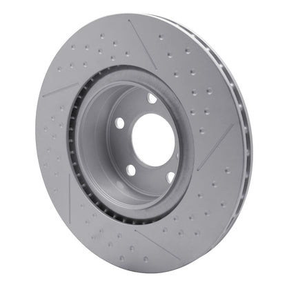 DFC 12-20 BMW 230i xDrive Rear GeoSPEC Coated Rotor - Dimpled and Slotted