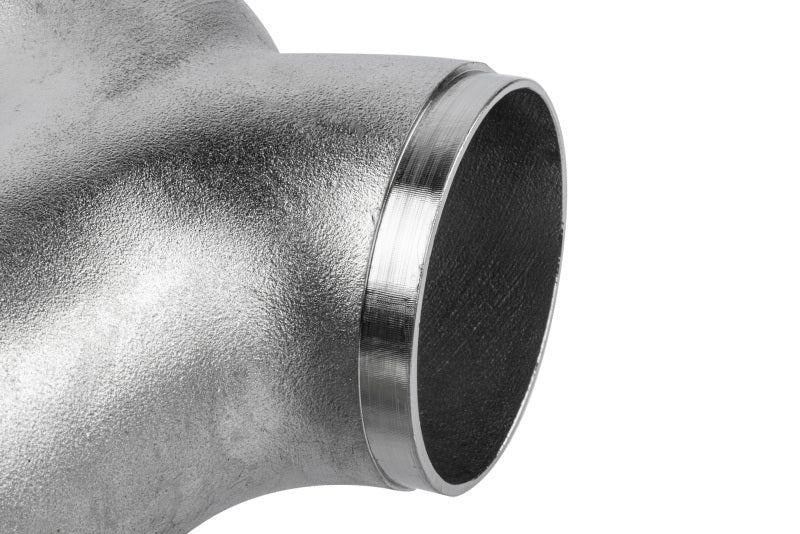 APR Cast T304 Stainless Steel Double Y-Splitter - 76mm to Quad 63.5mm (3in to Quad 2.5in)