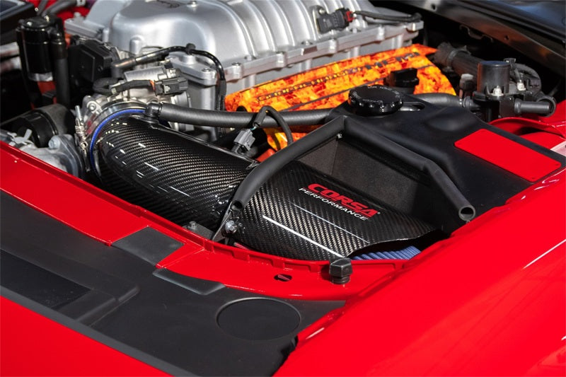 CORSA Performance Corsa 2019-2023 Dodge Challenger SRT/Hellcat/Redeye/Demon Carbon Fiber Air Intake w/ DryTech Filter