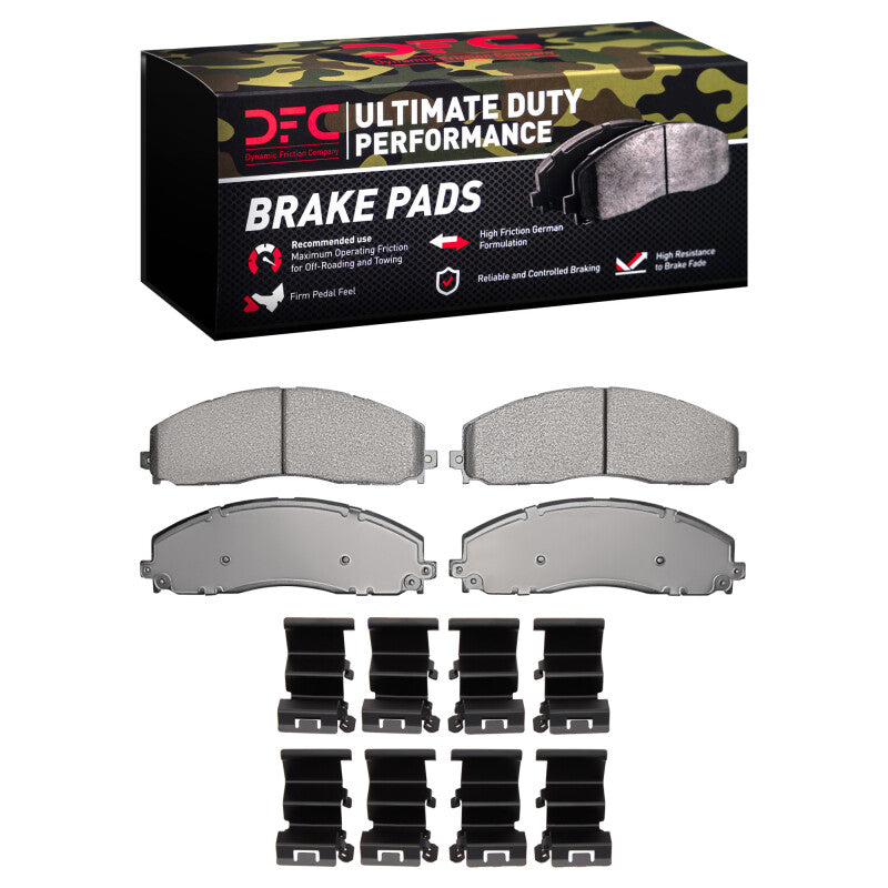 DFC 11-22 Ford F-250 2WD (Super Duty) Front Ultimate Duty Performance Brake Pads and Hardware Kit