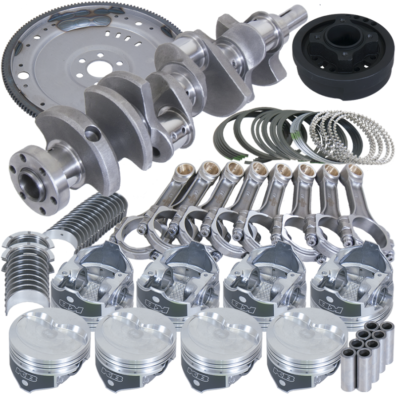 Eagle Ford 302 3.400in Crank 5.400in I-Beam Rods 4.000in Pistons 164 Tooth FW Balanced Assembly