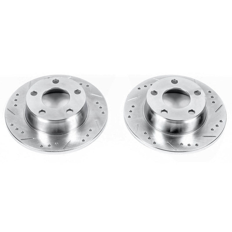 PowerStop Power Stop 99-04 Audi A6 Quattro Rear Evolution Drilled & Slotted Rotors - Pair