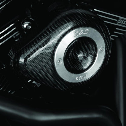 S&S Cycle 01-15 Fuel-Injected Softail Models Stealth Air Cleaner Kit w/ Carbon Fiber Cover