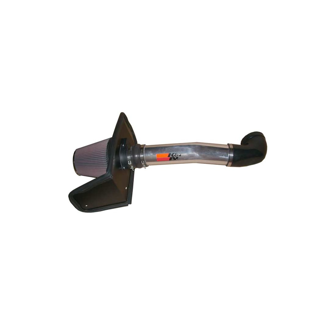 K&N 77-3037KP Cold Air Intake - High-flow, Aluminum Tube - HUMMER H2, V8-6.0/6.2L
