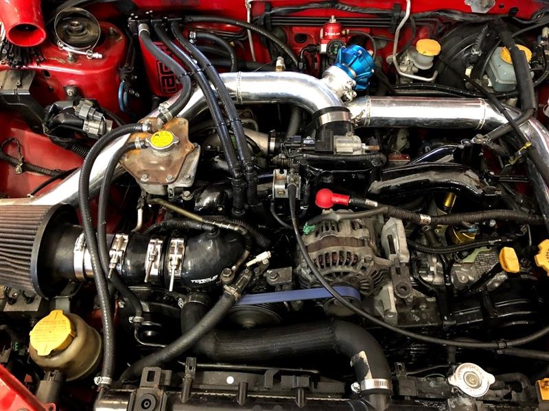 Torque Solution Turbo Inlet Hose Black: 02-07 Subaru WRX / 04-18 STI / 05-09 Legacy GT / 04-13 FTX