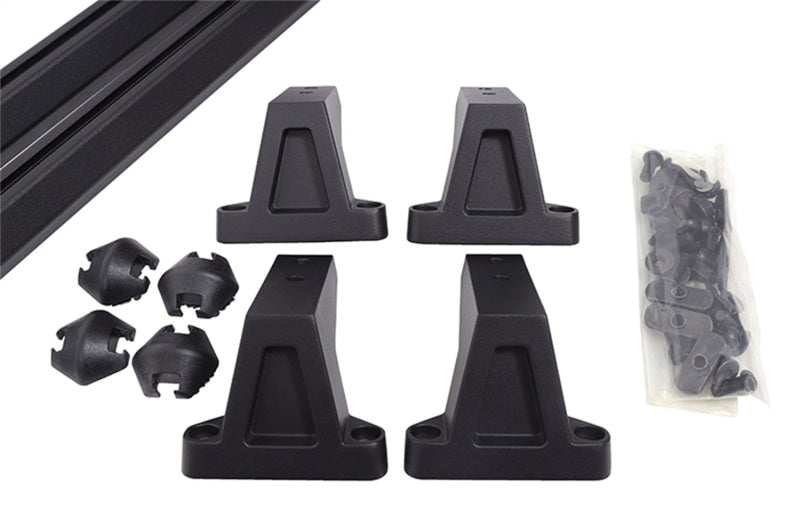 Dee Zee Cargo Management - Universal Hex Series Cross Rails - 74in. Kit - Texture Black
