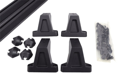 Dee Zee Cargo Management - Universal Hex Series Cross Rails - 74in. Kit - Texture Black