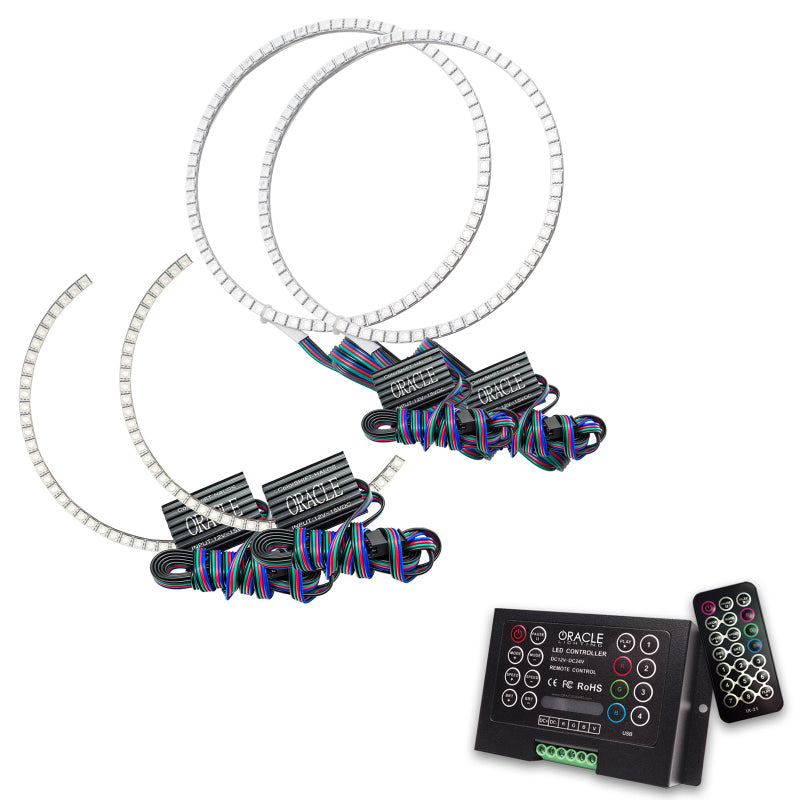 ORACLE Lighting Oracle Toyota Tundra 14-17 Dual Halo Kit - ColorSHIFT w/ 2.0 Controller