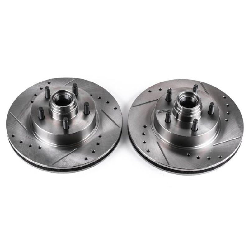 PowerStop Power Stop 95-01 Ford Explorer Front Evolution Drilled & Slotted Rotors - Pair