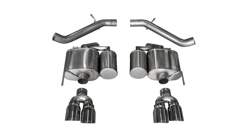 CORSA Performance Corsa 2016-2019 Cadillac ATS-V 3.6T 4in Polished Sport Axle-Back Exhaust