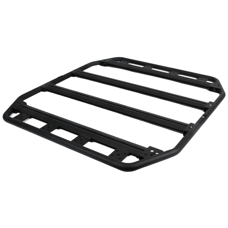 Go Rhino SRM300 Quad Overland Rail Kit (For 40x40in. Rack) - Tex. Blk (Rails ONLY - Req. Platform)