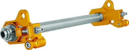 Performance Machine Axle Adjuster Kit - Gold Ano