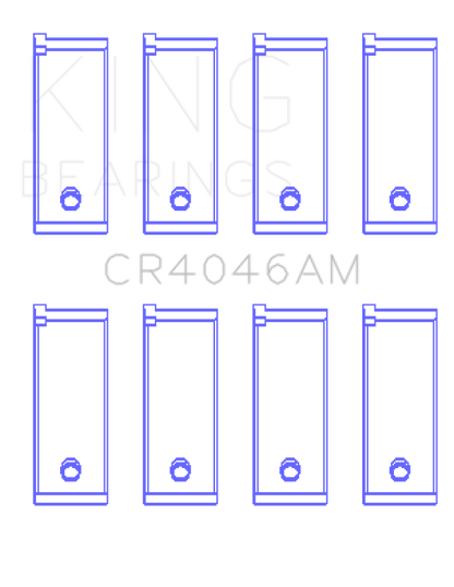 King Engine Bearings Honda D16A/D16Y/D16Z 1590Cc (Size +0.25mm) Connecting Rod Bearing Set
