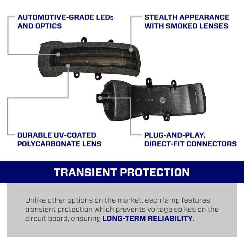Form Lighting 2012 Toyota Tacoma LED Mirror Lights (Pair)
