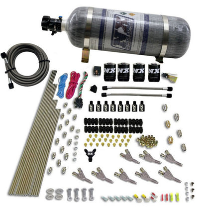 Nitrous Express Vortech Nozzle Nitrous Kit w/12lb Composite Bottle