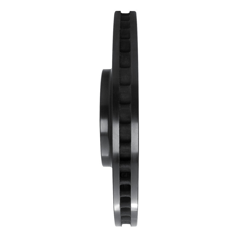 R1 Concepts R1 10-17 Lexus LS460 Left Front Drilled & Slotted Black Brake Rotor