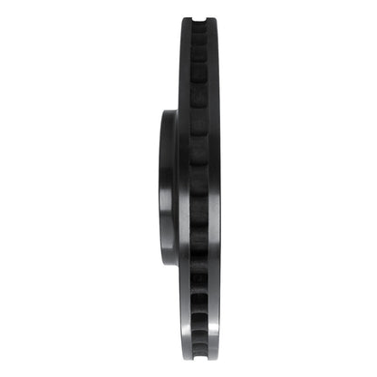 R1 Concepts R1 10-17 Lexus LS460 Left Front Drilled & Slotted Black Brake Rotor