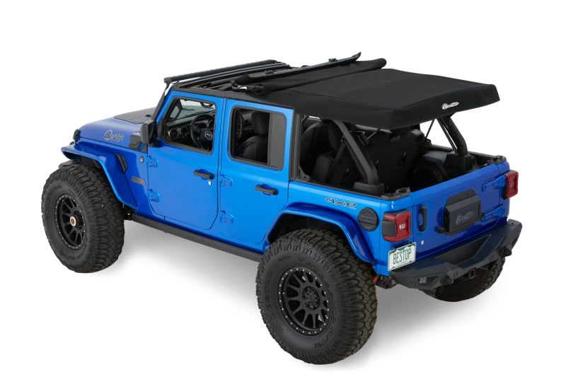 Bestop 18-26 Jeep Wrangler JL 4-Door Supertop (Premium Black Twill)