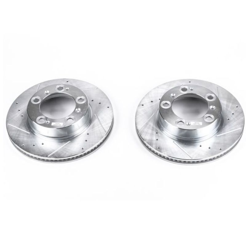 PowerStop Power Stop 97-04 Porsche Boxster Front Evolution Drilled & Slotted Rotors - Pair