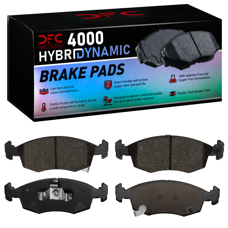 DFC 12-19 Fiat 500E Front 4000 Hybridynamic Brake Pads