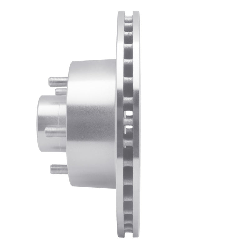 R1 Concepts R1 70-72 Dodge CHALLENGER Front Right Drilled & Slotted Silver Brake Rotor
