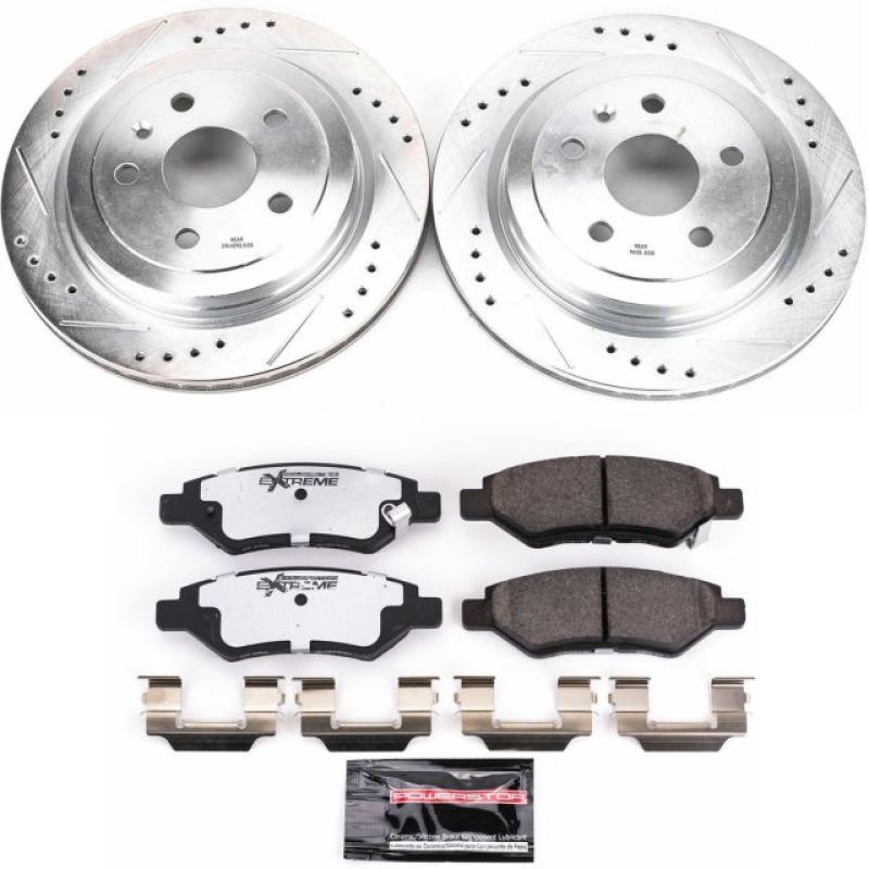 PowerStop Power Stop 08-14 Cadillac CTS Rear Z26 Street Warrior Brake Kit