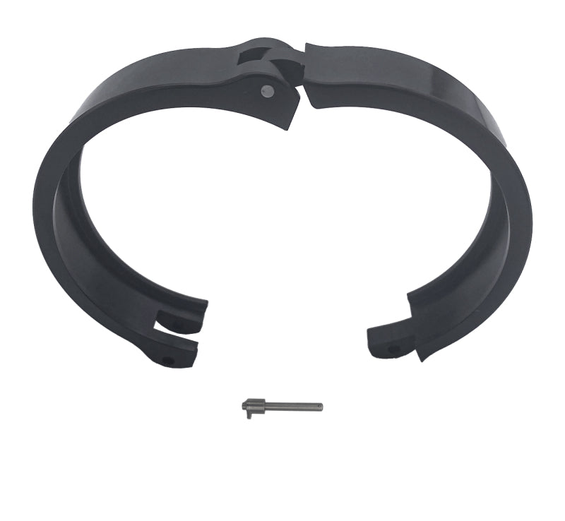 Granatelli Motor Sports Granatelli 3.5in Dual Seal Clamshell Clamp - Aluminum Black
