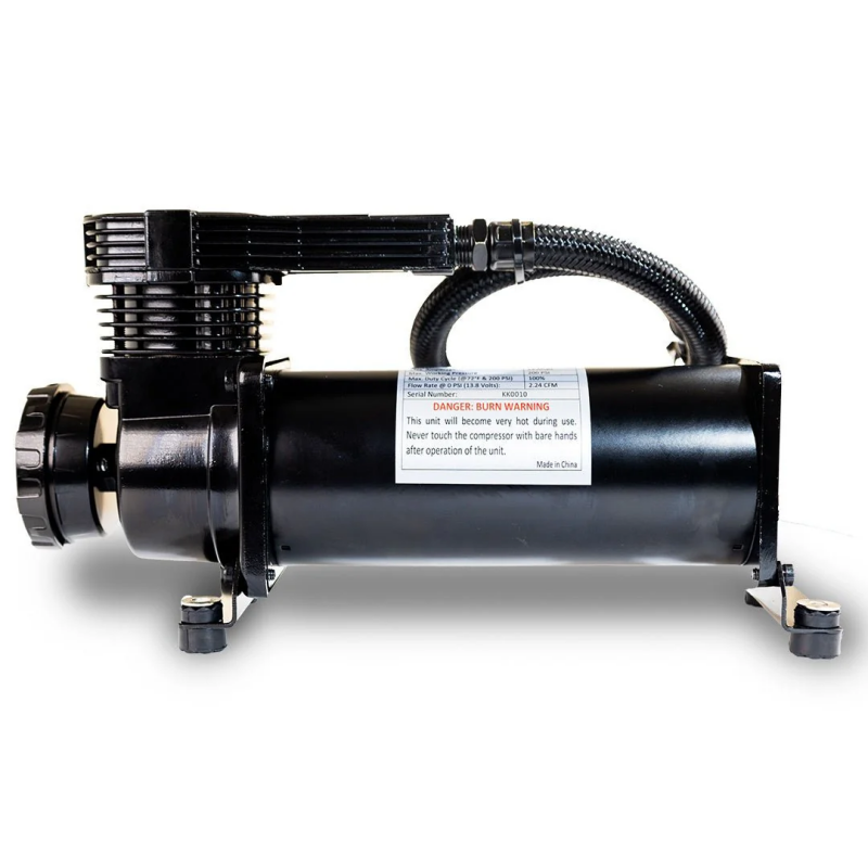 Kleinn Air Horns Kleinn 200 PSI Air Compressor - Waterproof 100 Percent Duty Cycle 2.24 CFM
