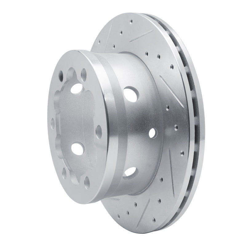 R1 Concepts R1 02-06 Dodge Sprinter 3500 Rear Left Drilled & Slotted Silver Brake Rotor
