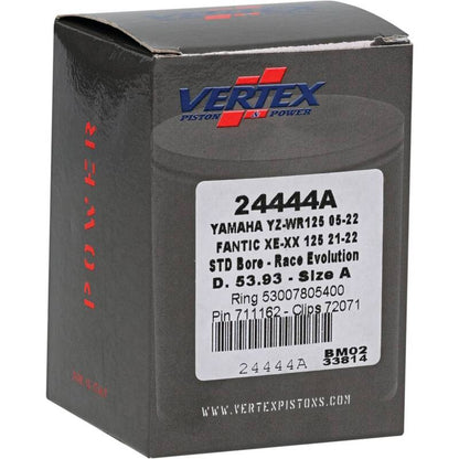 Vertex Pistons Vertex Piston 21-23 Fantic Motor XE 125 125cc Cast Race Evolution Piston Kit