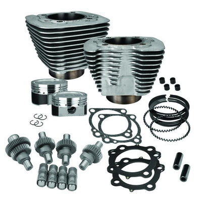 S&S Cycle 00-21 Sportster Models 883cc to 1200cc Hooligan Kit - Silver
