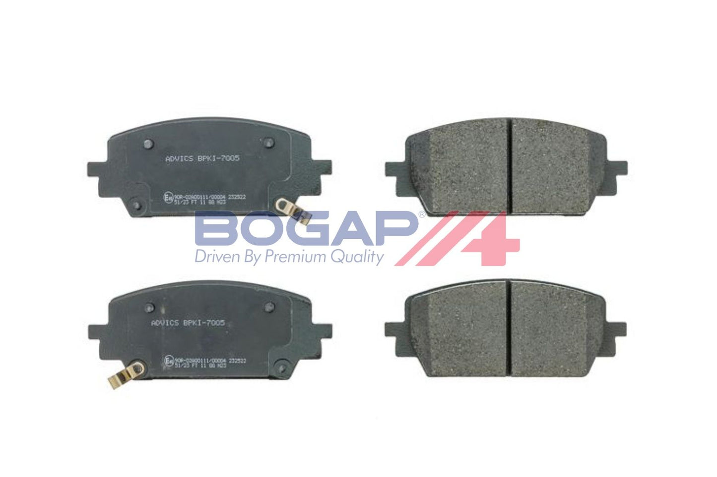BOGAP Y8210268 Brake Pad Set, Disc Brake | ML Performance Car Parts