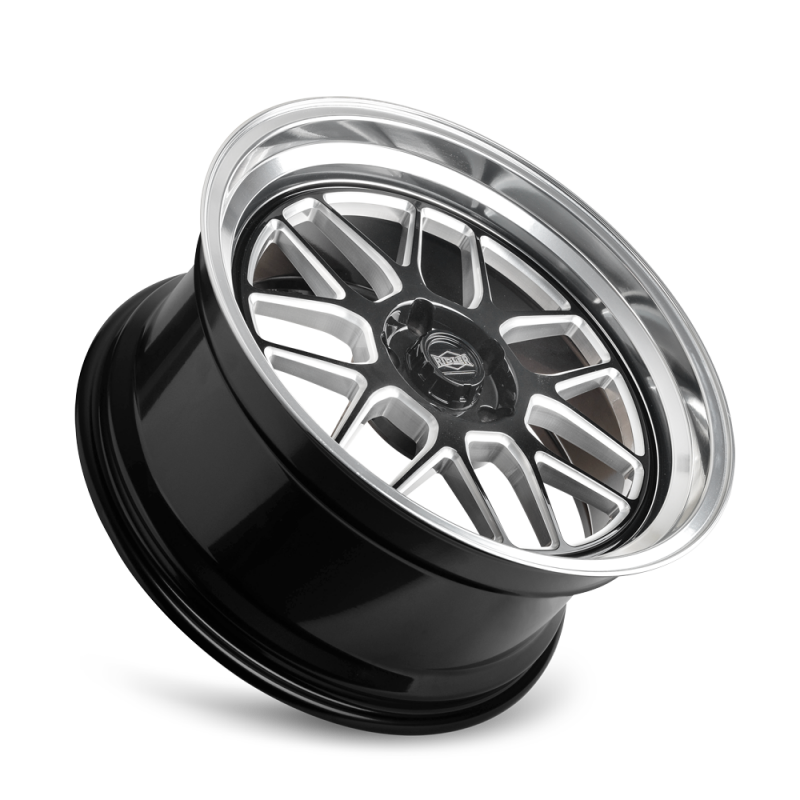 Ridler Wheels Ridler 611 20x8.5 / 5x120.65 BP / 0mm OS / 83.82mm Hub Gls Blk Mill w/ Diamond Cut Lip Wheel