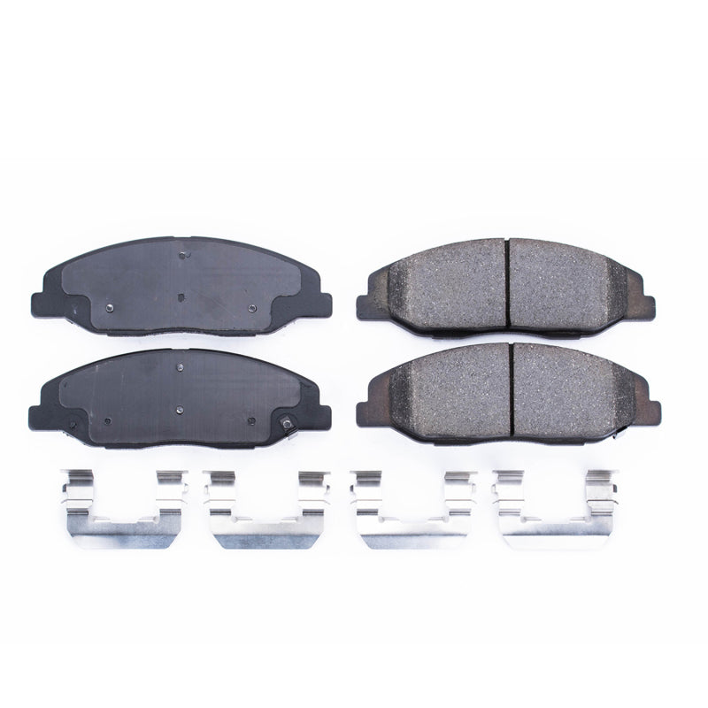 PowerStop Power Stop 08-14 Cadillac CTS Front Z17 Evolution Ceramic Brake Pads w/Hardware