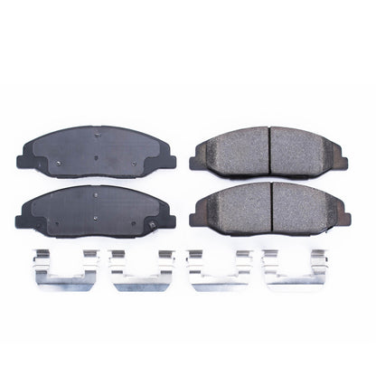 PowerStop Power Stop 08-14 Cadillac CTS Front Z17 Evolution Ceramic Brake Pads w/Hardware