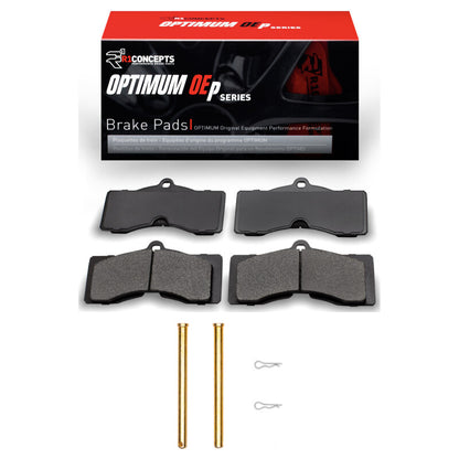R1 Concepts R1 63-82 Chevrolet Corvette Front/Rear Optimum OE Pads & Hardware Kit