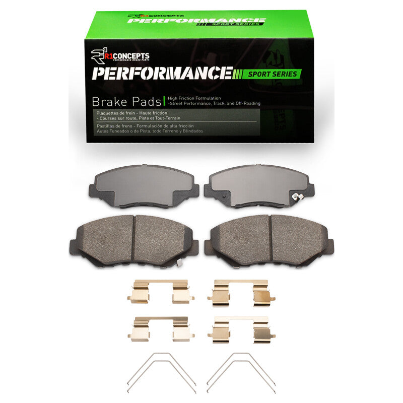 R1 Concepts R1 02-21 Acura ILX Front Performance Sport Pads & Hardware Kit